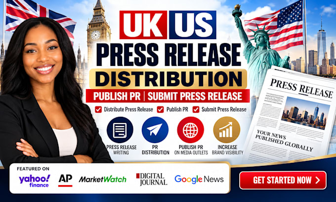 distribute UK US press release distribution publish  PR submit press release