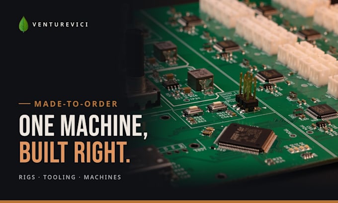 design and build made to order electronics machinery