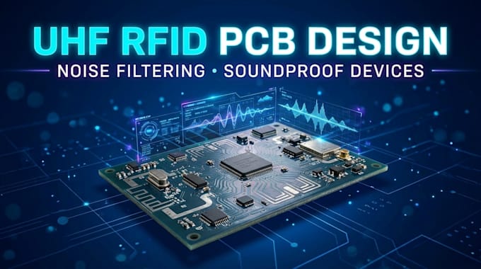 design uhf rfid pcb, noise filtering circuits, soundproof devices, and gadgets