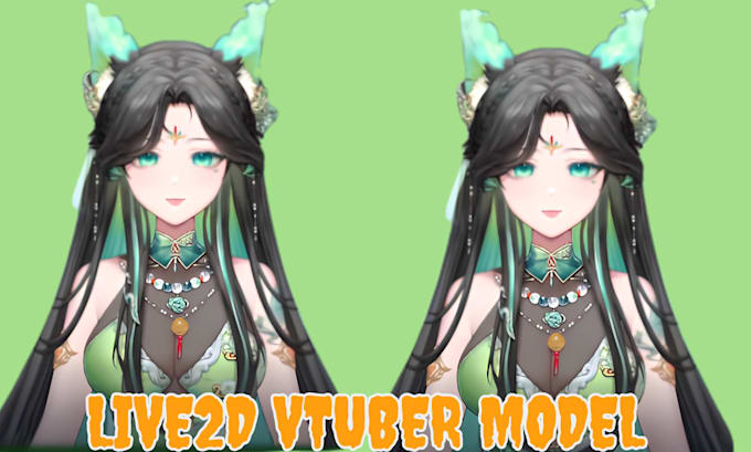 design and rigging 2d vtuber model nsfw vtuber model vtuber rigging live2d model