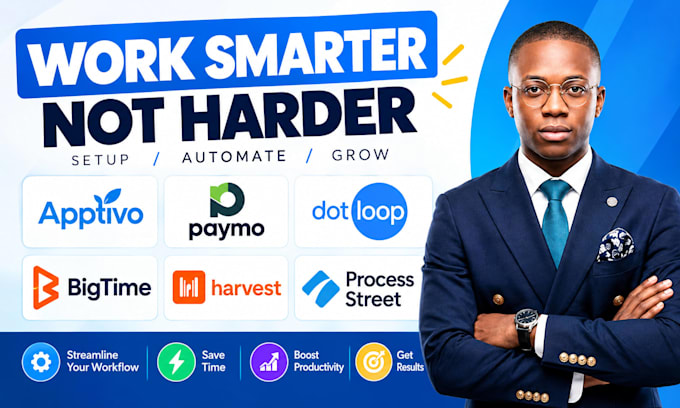 apptivo paymo dotloop portfolio manager bigtime harvest process street