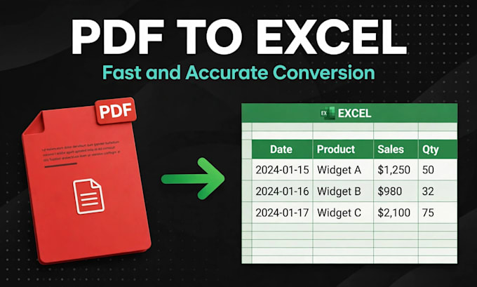 convert PDF and images to editable excel or google sheets accurately