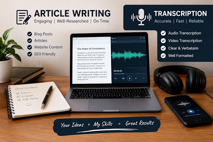 write engaging blog posts and informative articles
