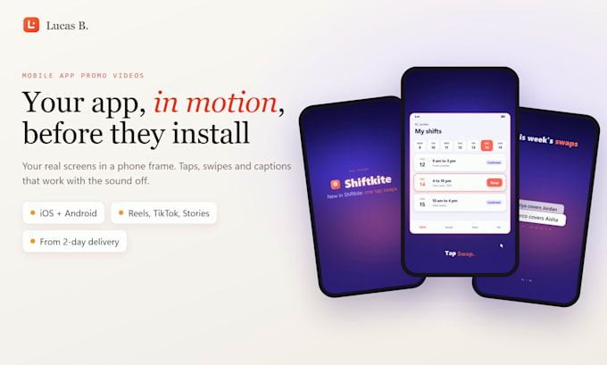 create a mobile app promo video for your ios or android app