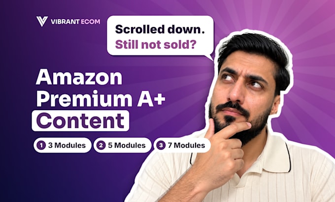 design amazon premium a plus content, ebc with carousel and comparison