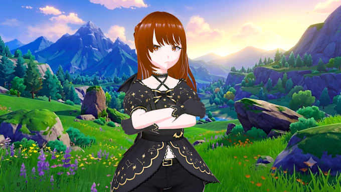 create 3d characters anime style