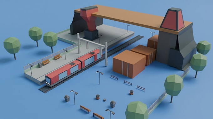 Low Poly Merchant Create stylized low poly 3d models and game assets by Aadityajain007 ...
