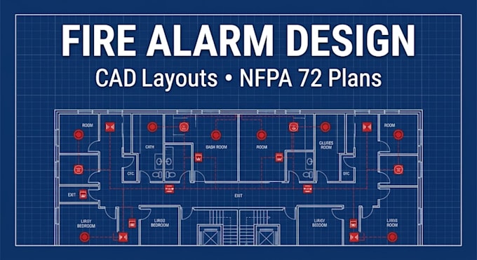 Design fire alarm design, cad drawings, system layouts and nfpa 72 ...