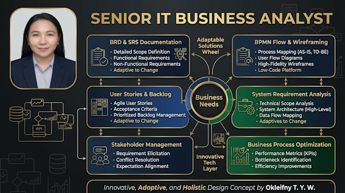 be your senior IT business analyst and user testing expert