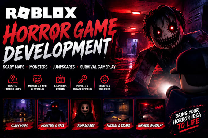 create roblox horror games with scary gameplay mechanics