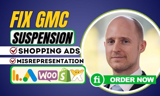 fix optimize gmc feed, fix merchant center suspension, misrepresentation issues