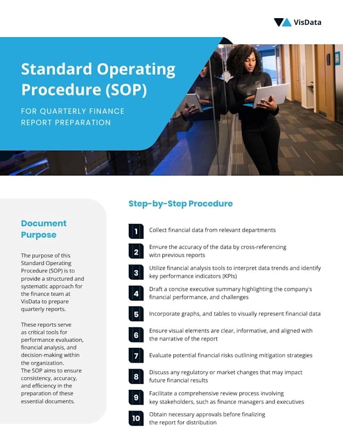 create professional sops and business checklists