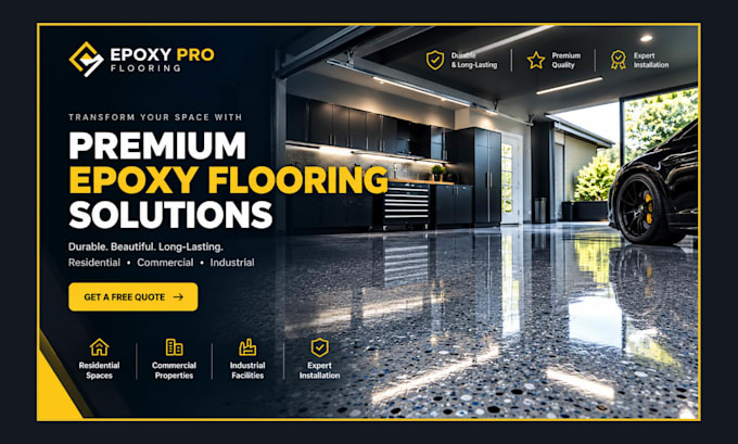 epoxy flooring website flooring website roofing contractor website landing page