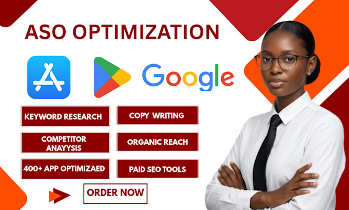 do aso expert services and optimize app store or google play app description