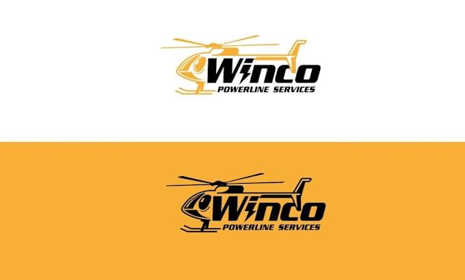 make premium helicopter company logo