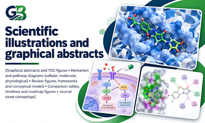 design scientific illustrations and graphical abstracts