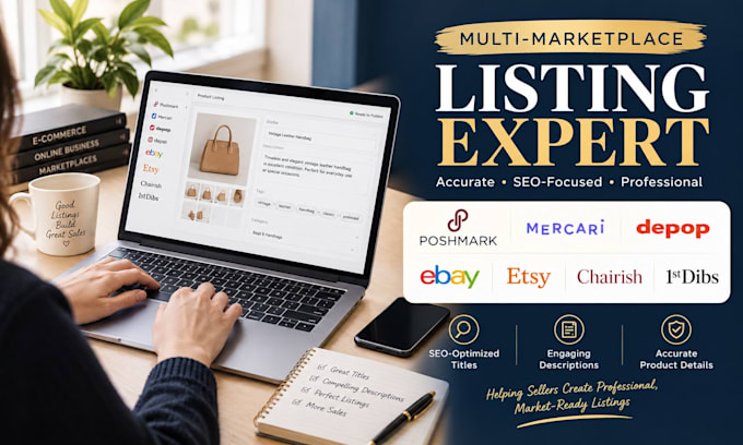 manually list products on poshmark ebay chairish 1stdibs