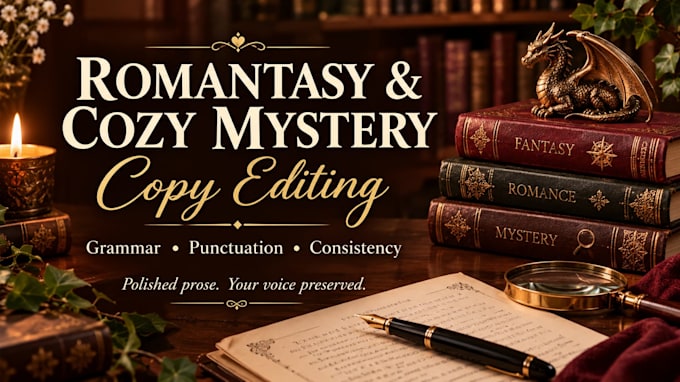 line edit your romantasy and fantasy novel