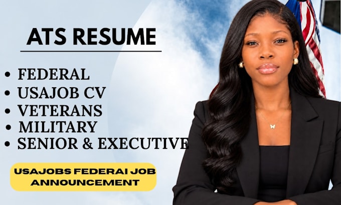 write a professional federal resume for usajobs applications