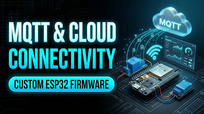build esp32 iot projects with sensors, wifi and mqtt integration