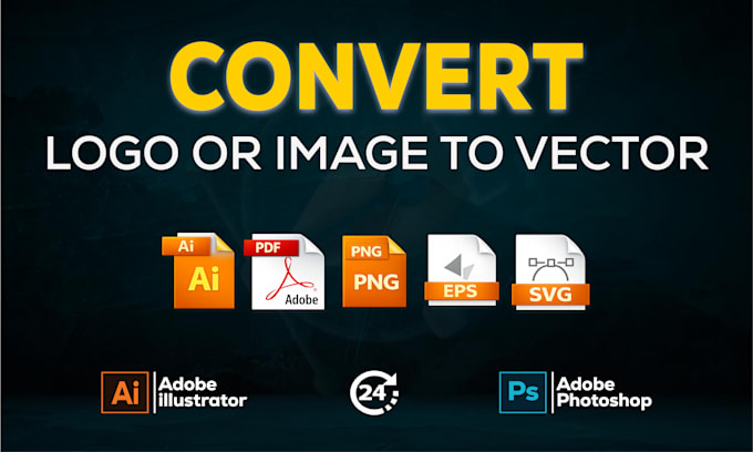 vector trace or convert image to vector