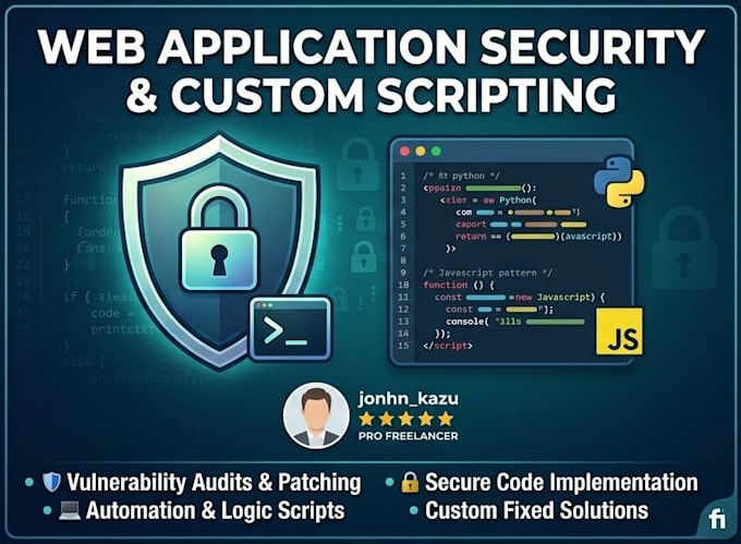 test web application security and write custom scripts