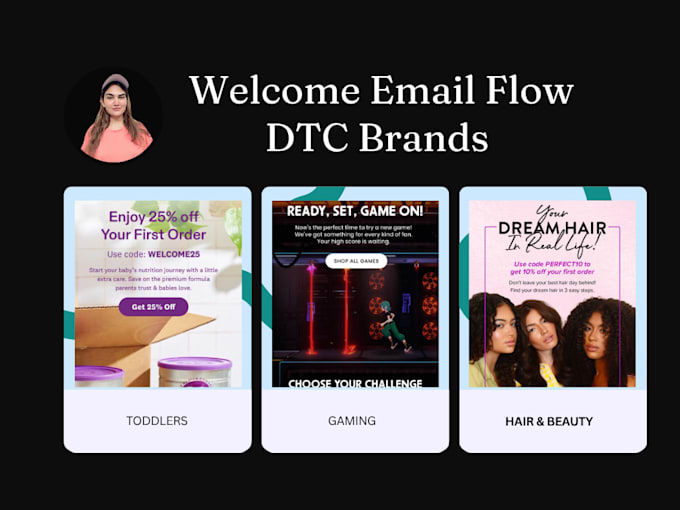 write welcome email flow copy for your ecommerce brand