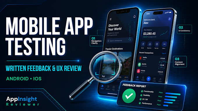 provide mobile app rating, app promotion and review services