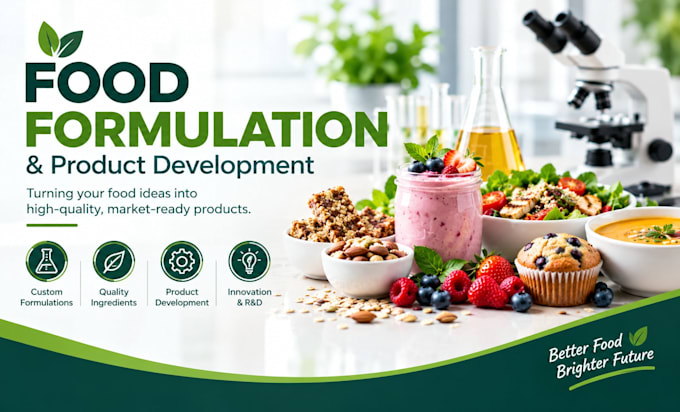 provide expert food formulation and product development