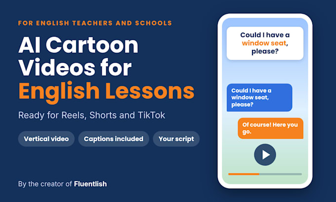 create ai cartoon videos for your english lessons