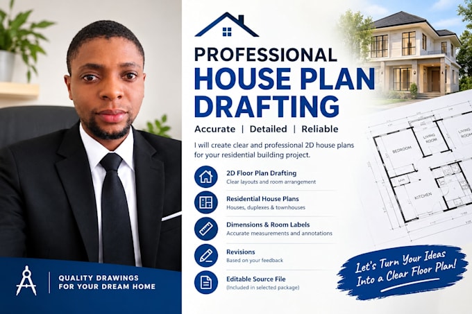 draft residential floor plans for building permit applications