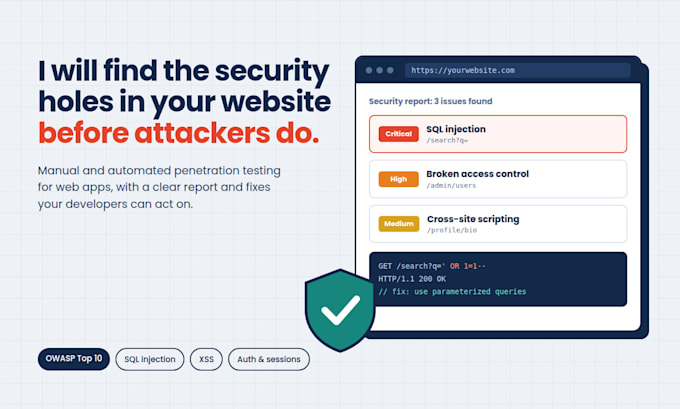 owasp top 10 test for your web app