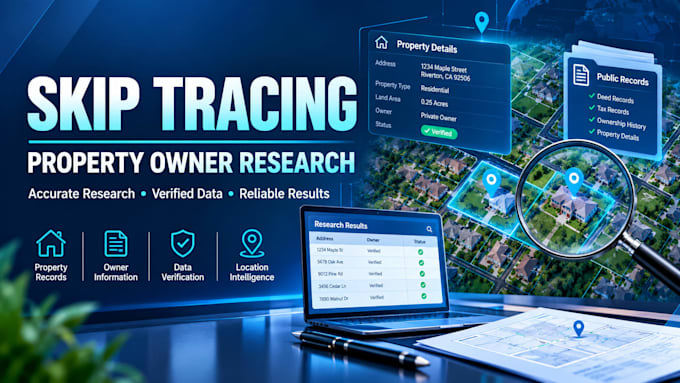 be your expert skip tracer for property owners