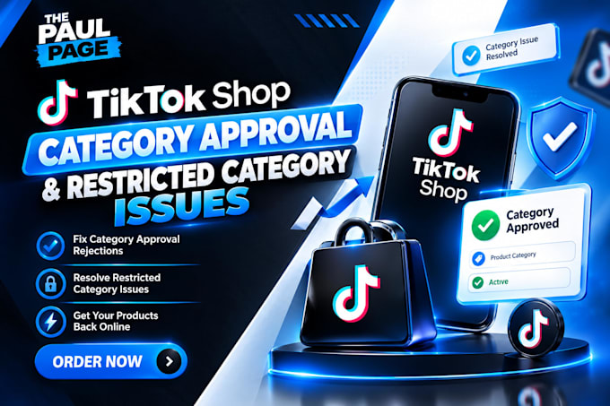 fix tiktok shop category approval and restricted category issues