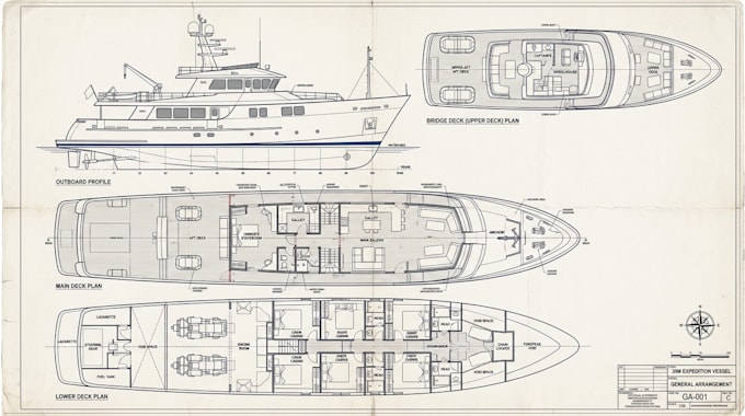 create yacht hull design, 3d models, and boat construction plan
