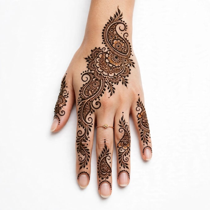 design bridal henna art