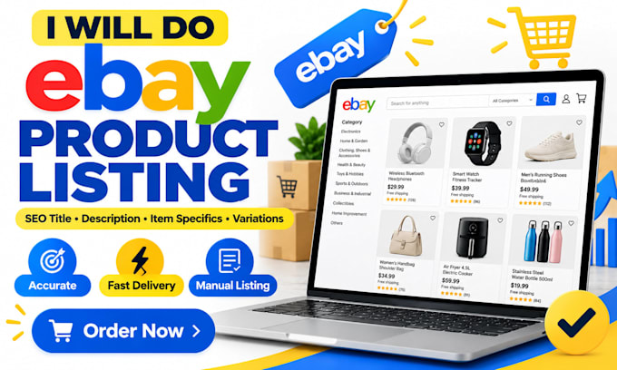 do ebay product listing