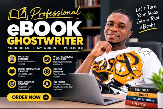 ghostwrite a captivating fiction or nonfiction ebook