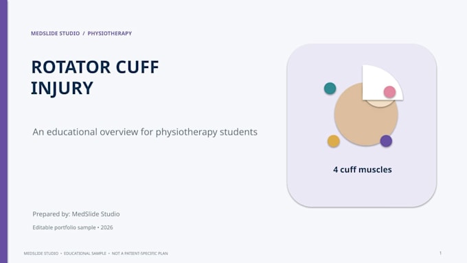design professional medical and physiotherapy powerpoint