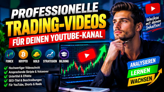 einen profitablen kanal aufbauen und virale trading videos erstellen, um einnahm
