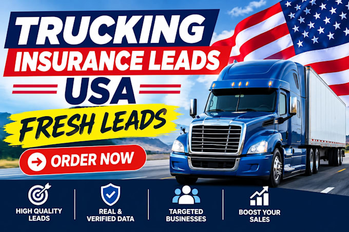 provide 1000 trucking insurance leads from fmcsa database