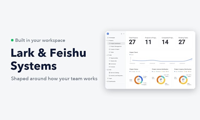 build a CRM or workflow system in lark or feishu base