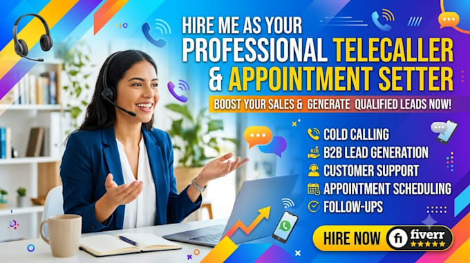 be your outbound cold calling and telesales representative