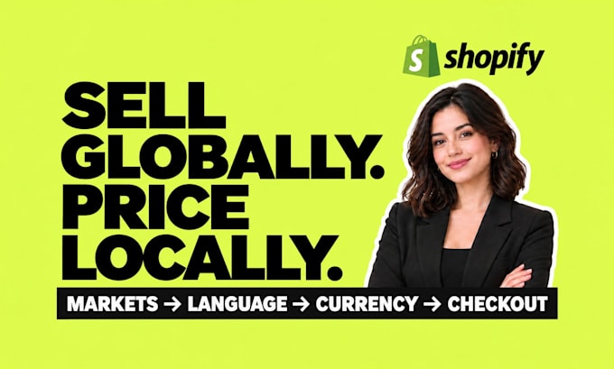 develop shopify markets websites multilingual stores currency pricing setup