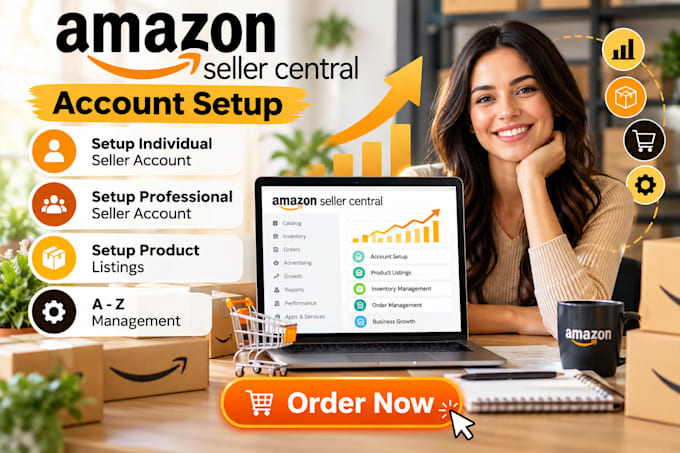 setup amazon seller central and manage it professionally