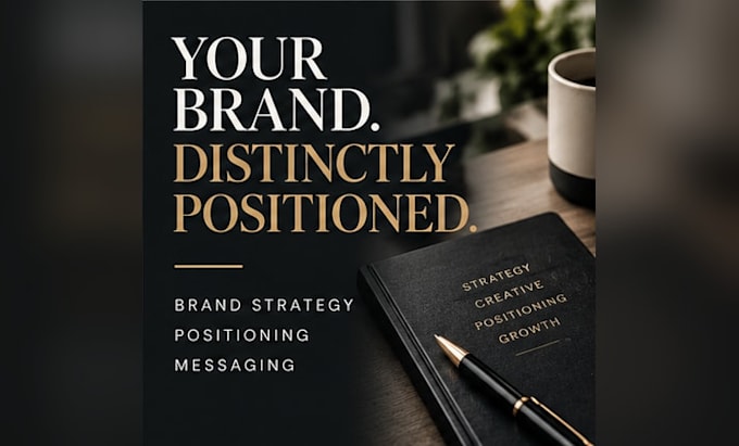 develop your brand strategy, positioning and messaging