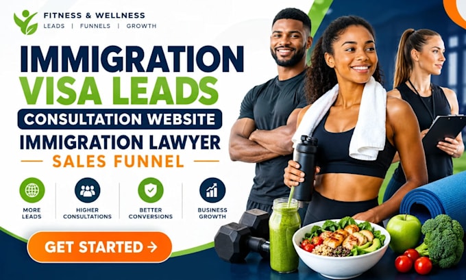 generate immigration visa leads design consultation leads and sales