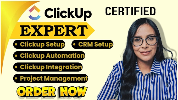 setup clickup custom systems workflows and automate tasks in clickup