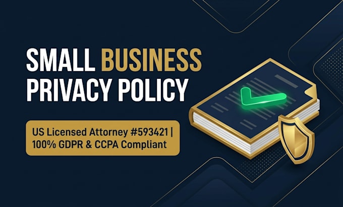 draft a compliant privacy policy for your small business