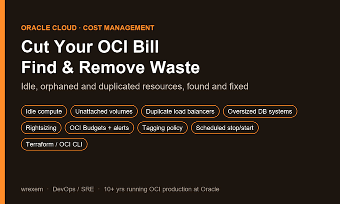 cut your oracle cloud oci bill by removing waste and duplicates